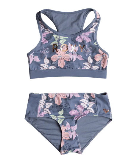 Hidden Garden Crop Top Set - Beachin Surf