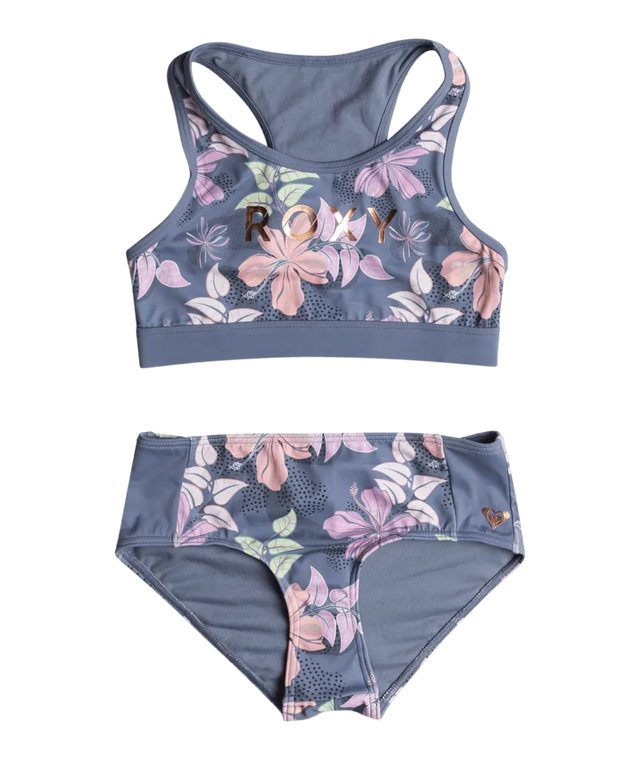 Hidden Garden Crop Top Set - Beachin Surf