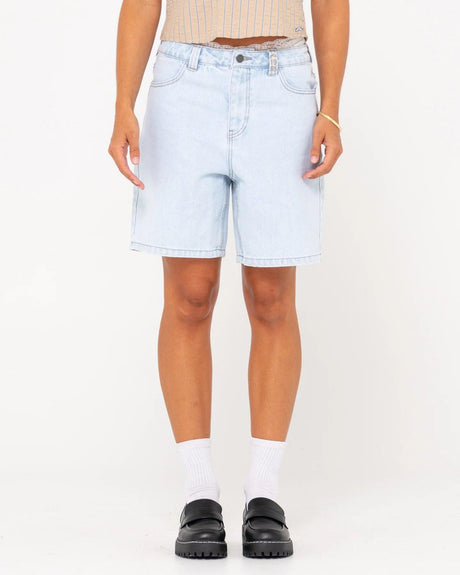 High Volume 18 Inch Denim Jort - Beachin Surf