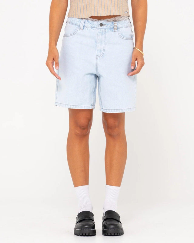 High Volume 18 Inch Denim Jort - Beachin Surf