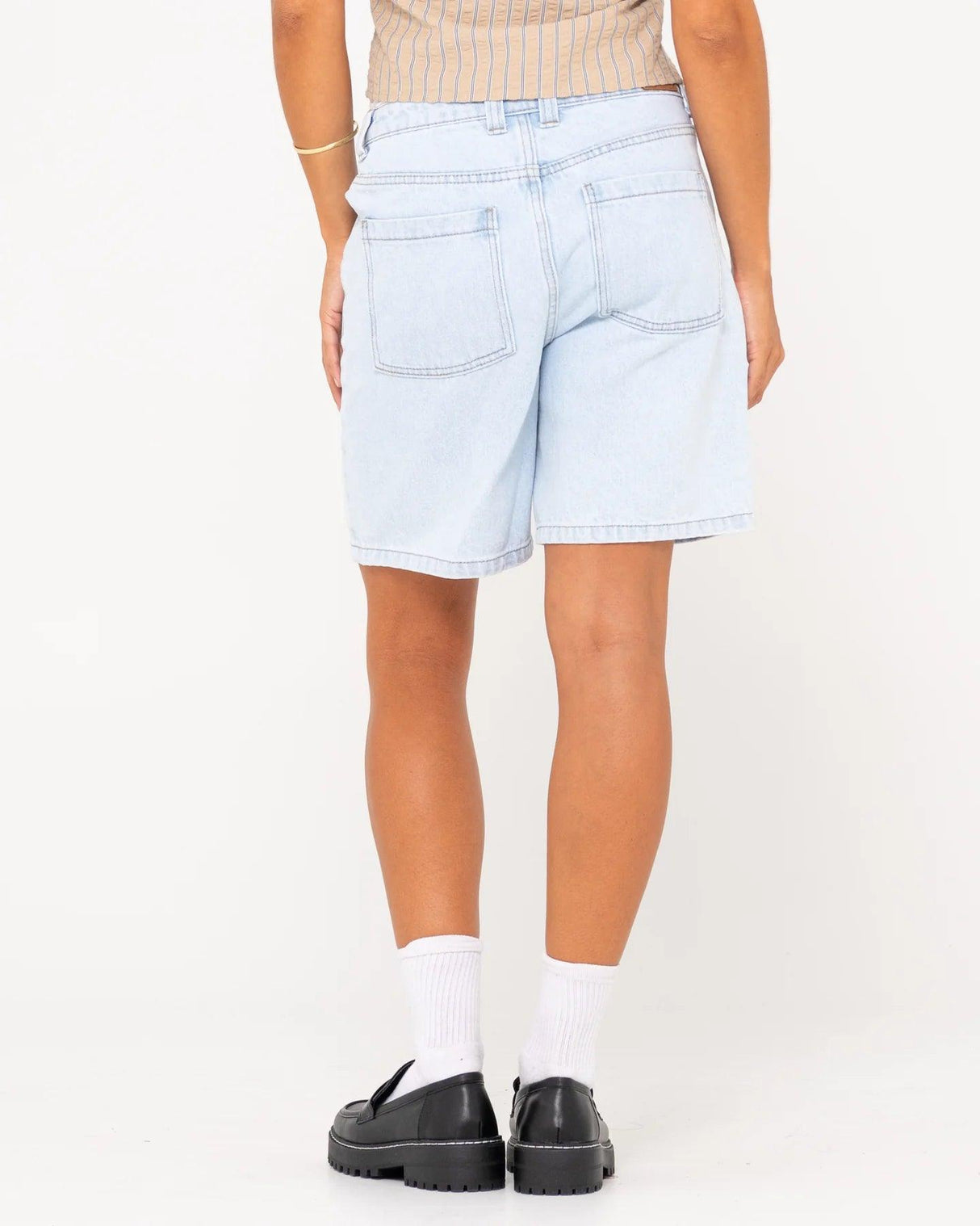 High Volume 18 Inch Denim Jort - Beachin Surf