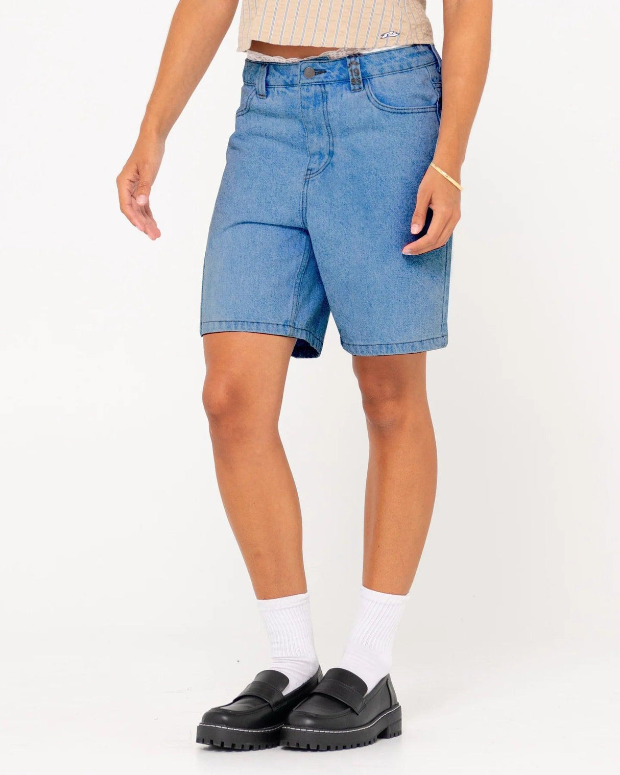 High Volume 18 Inch Denim Jort - Beachin Surf