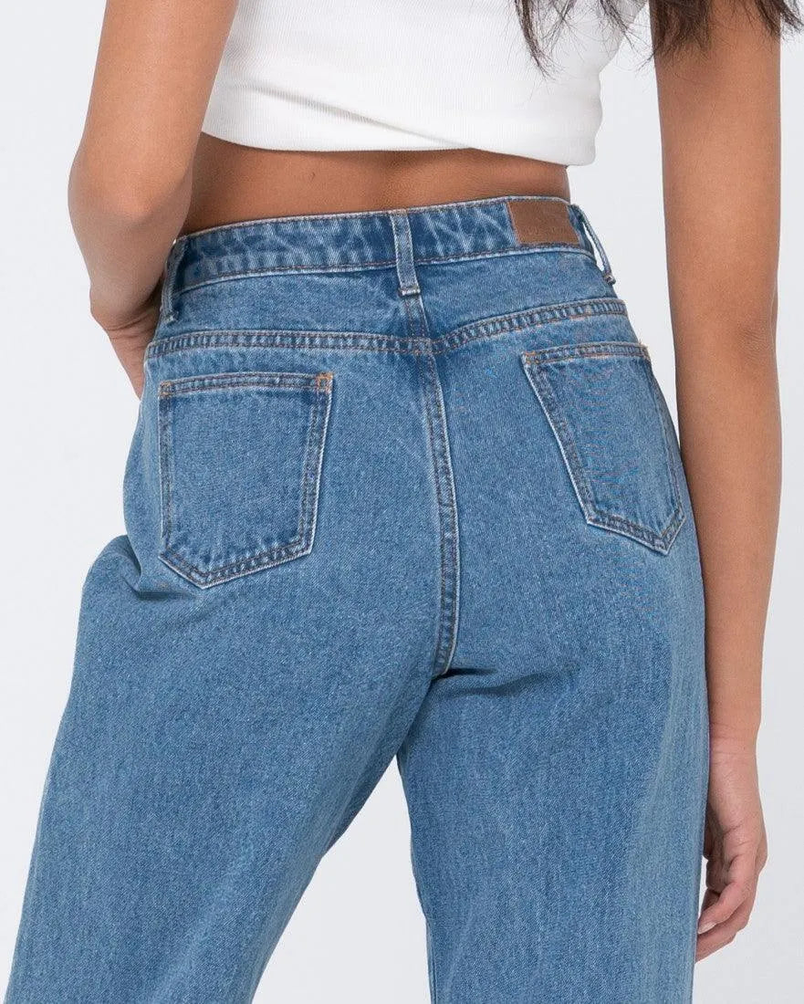 High Waisted Baggy Jean - Beachin Surf
