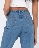High Waisted Baggy Jean - Beachin Surf