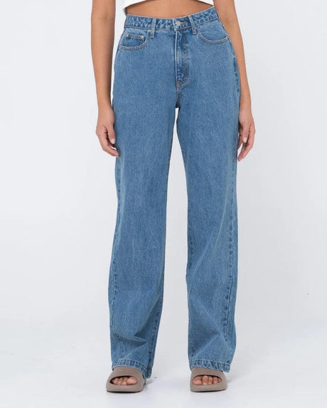 High Waisted Baggy Jean - Beachin Surf