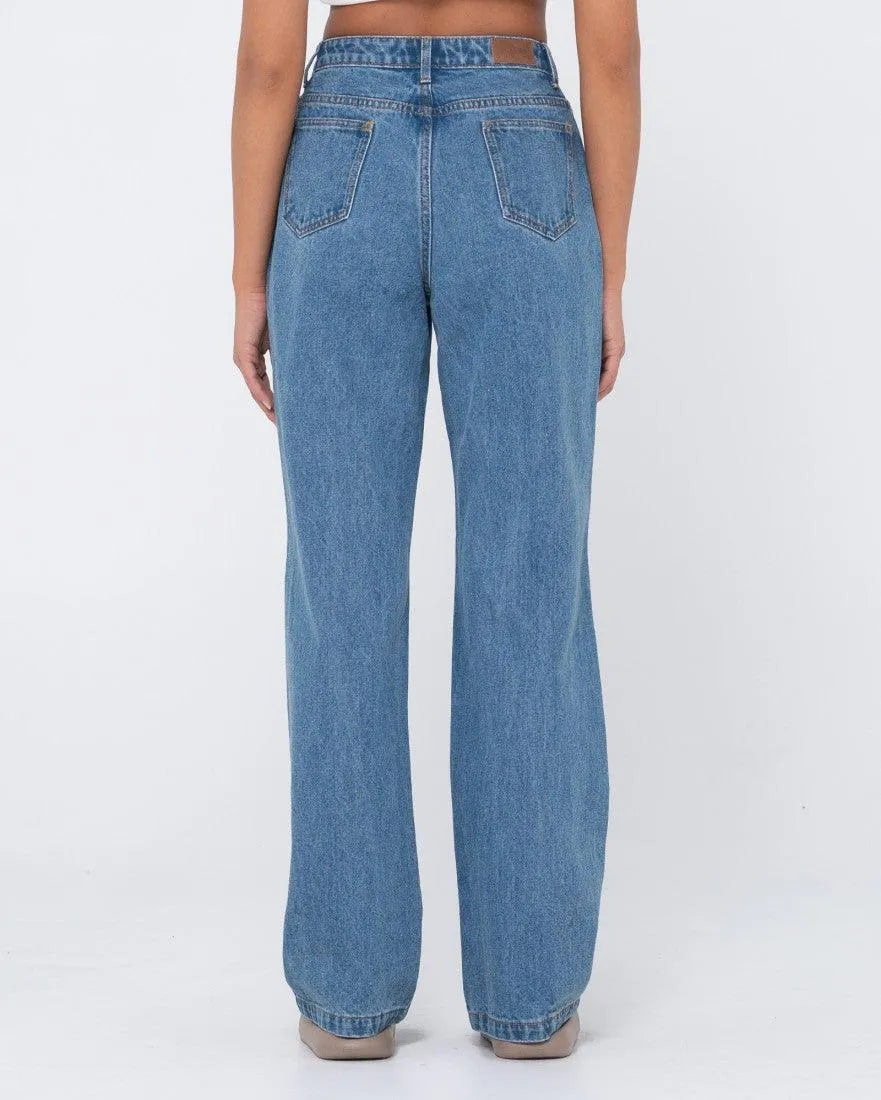 High Waisted Baggy Jean - Beachin Surf