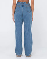 High Waisted Baggy Jean - Beachin Surf