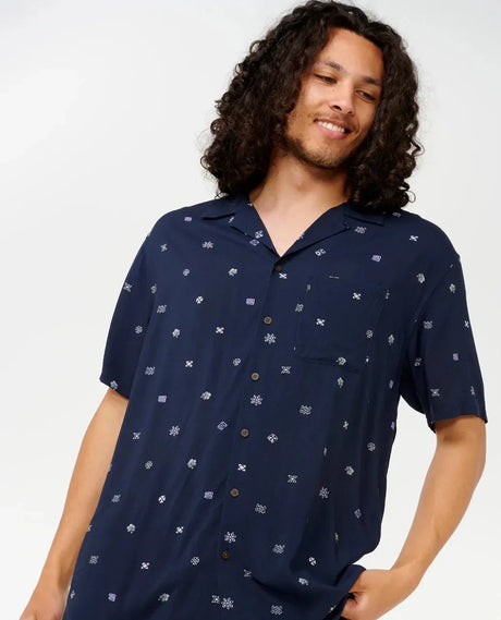 Hoffman Micro Short Sleeve Shirt - Beachin Surf