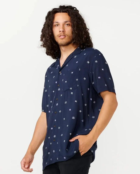 Hoffman Micro Short Sleeve Shirt - Beachin Surf