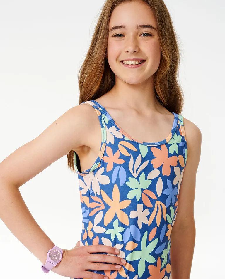 Holiday Tropic One Piece Swimsuit - Girls (8-14 years) - Beachin Surf