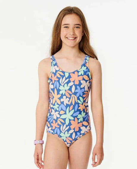 Holiday Tropic One Piece Swimsuit - Girls (8-14 Years) - Beachin Surf