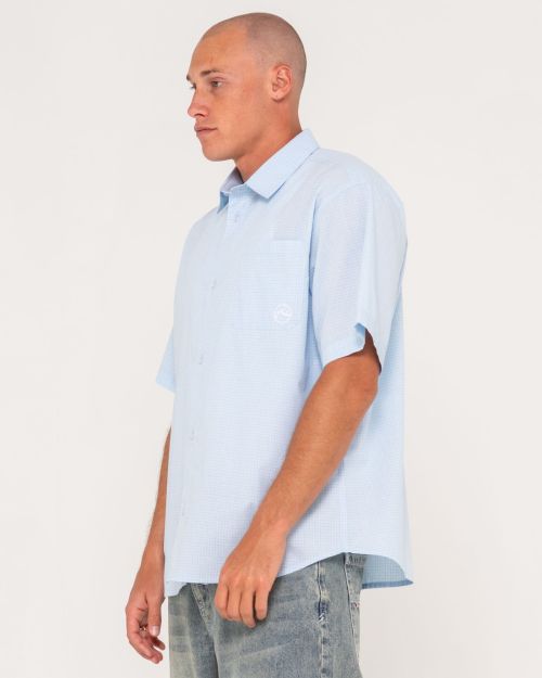 Hoodus Check Short Sleeve Short - Beachin Surf