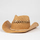 Howdy Cowboy Natural Straw Hat - Beachin Surf