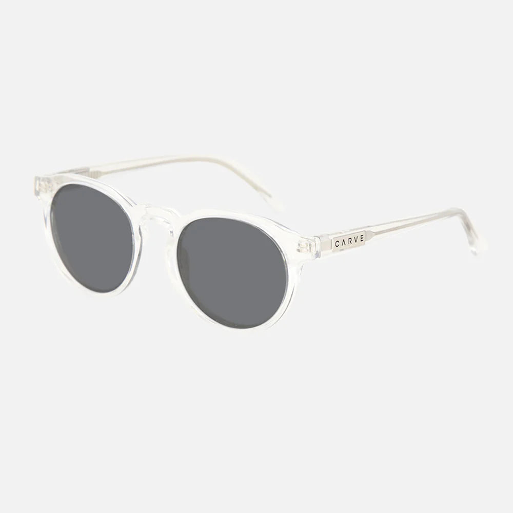Hudson - Crystal Clear Frame Grey Lens