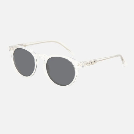 Hudson - Crystal Clear Frame Grey Lens