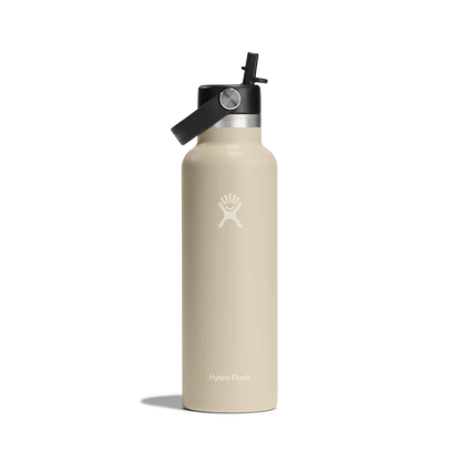 Hydro Flask 21oz Flex Straw Cap Bottle - Oat - Beachin Surf