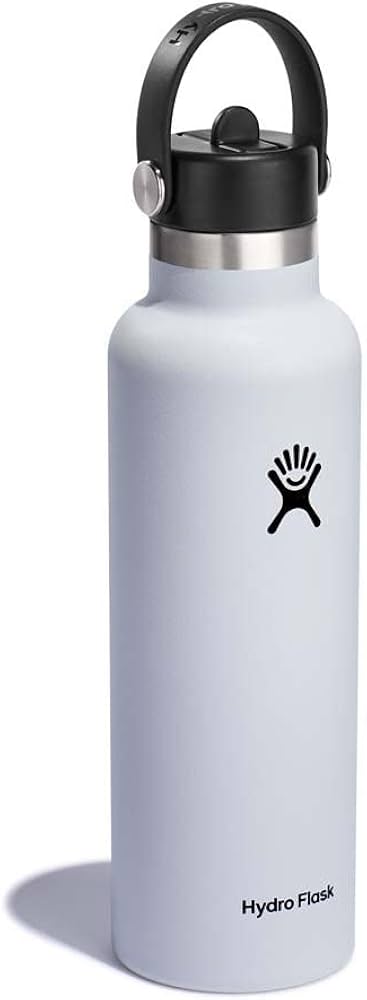 Hydro Flask 21oz Flex Straw Cap Bottle - White - Beachin Surf