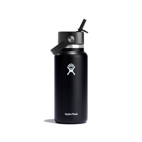 Hydro Flask 32Oz Strawcap - BLACK - Beachin Surf