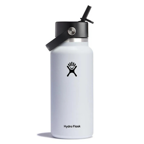 Hydro Flask 32Oz Strawcap - WHITE - Beachin Surf