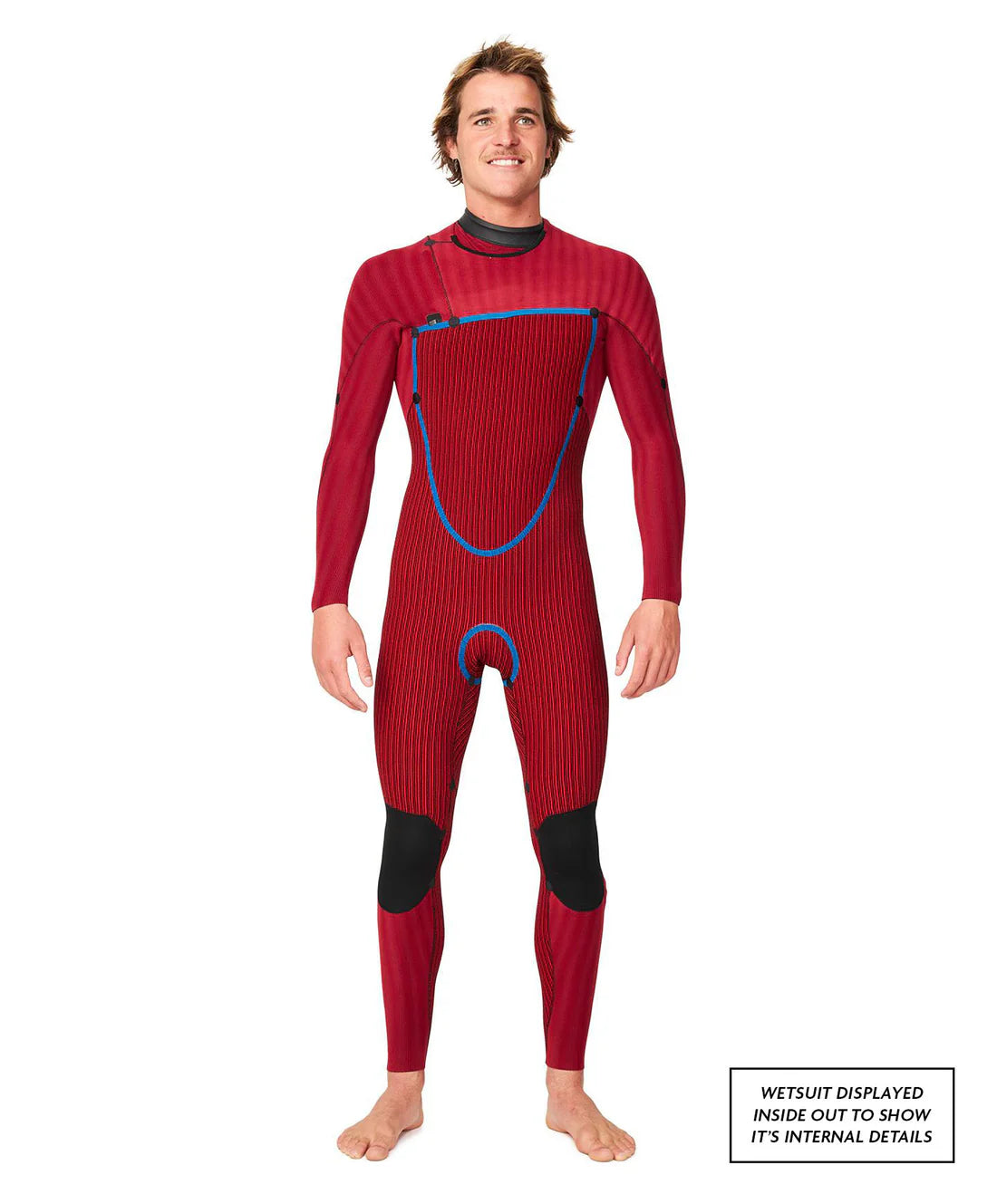 HyperFire X 3/2mm Steamer Chest Zip Wetsuit