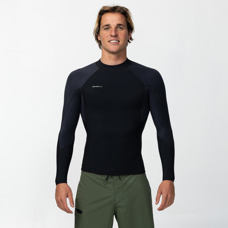 O'Neill Hyperfreak GBS 2mm Long Sleeve Wetsuit Jacket Black