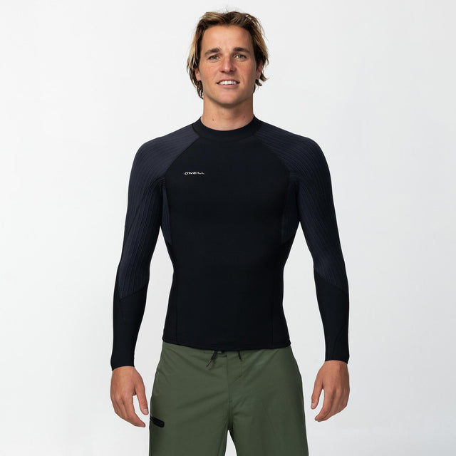 O'Neill Hyperfreak GBS 2mm Long Sleeve Wetsuit Jacket Black