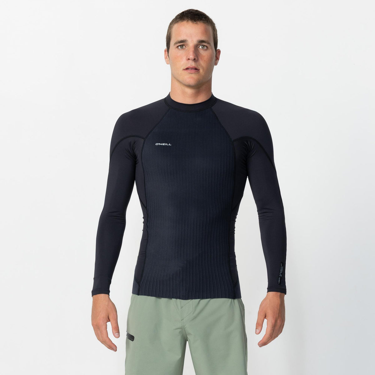 O'Neill Hyperfreak TB3X Neo Lycra Long Sleeve Crew Black