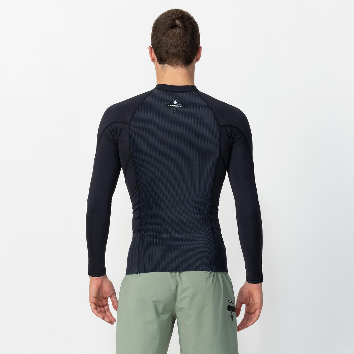 O'Neill Hyperfreak TB3X Neo Lycra Long Sleeve Crew Black