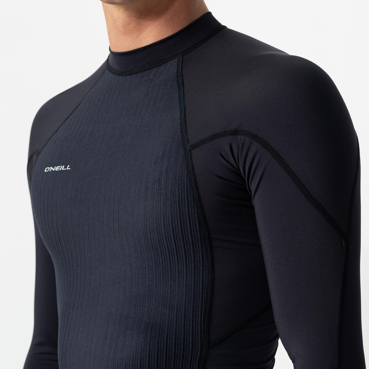 O'Neill Hyperfreak TB3X Neo Lycra Long Sleeve Crew Black