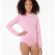 Icon Brushed Long Sleeve Rash Vest - Girls - Beachin Surf