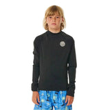 Icons Uv Brushed Long Sleeve Rash Vest - Boys (8-16 Years) - Beachin Surf