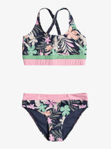 Ilacabo Active Crop Top Two-Piece Bikini Set - Beachin Surf