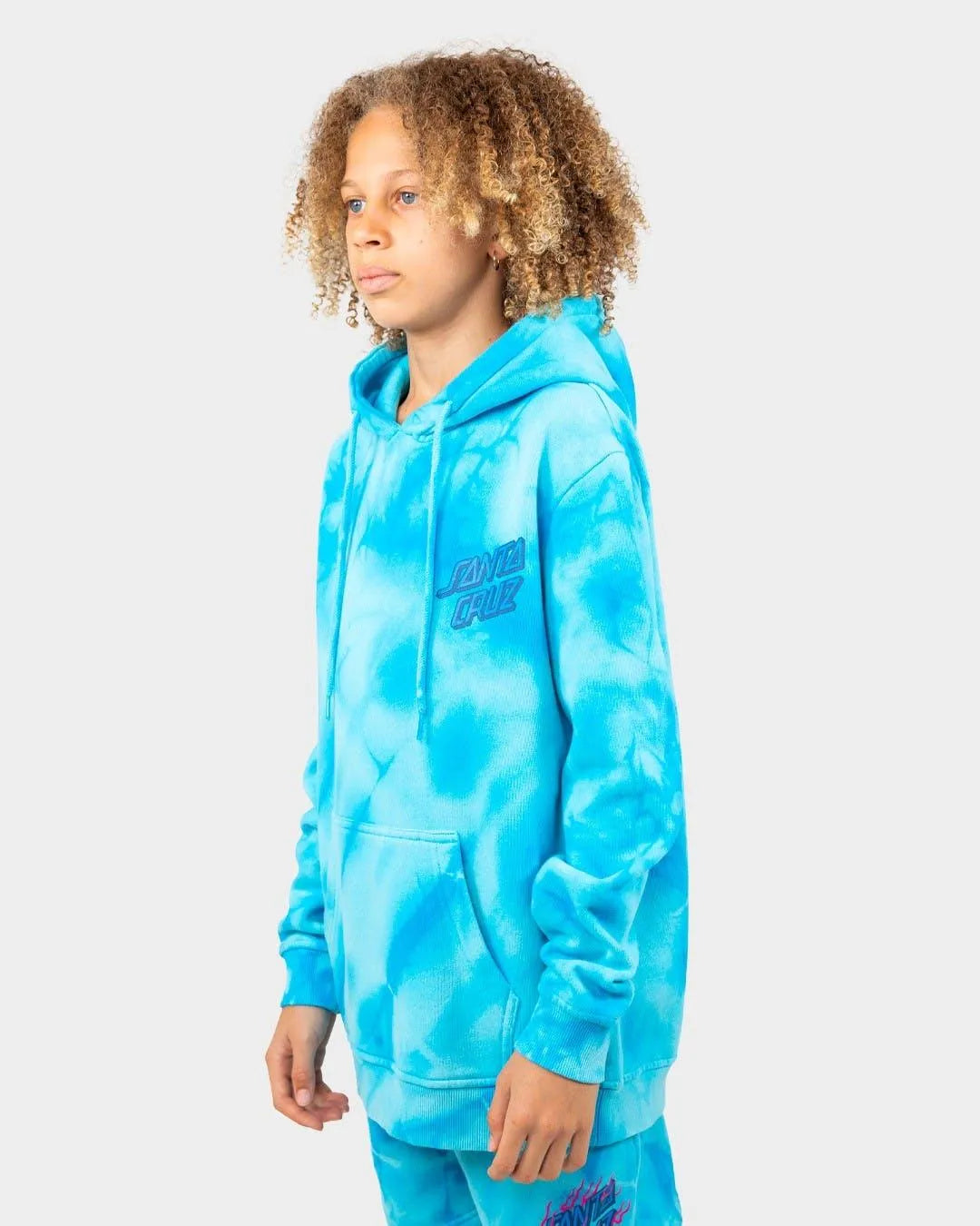 Inferno Stacked Strip Dot Santa Cruz Boys Pullover Hoodie - Beachin Surf