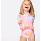 Island Days Long Sleeve Surf Suit Swimsuit - Girls (1-8 years) - Beachin Surf