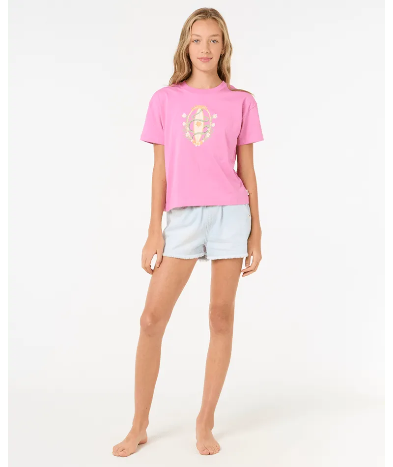Island Surf Crop-Girl - Beachin Surf