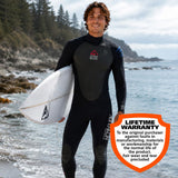 Adrenalin Ballistic Batwing 3/2mm Steamer Wetsuit