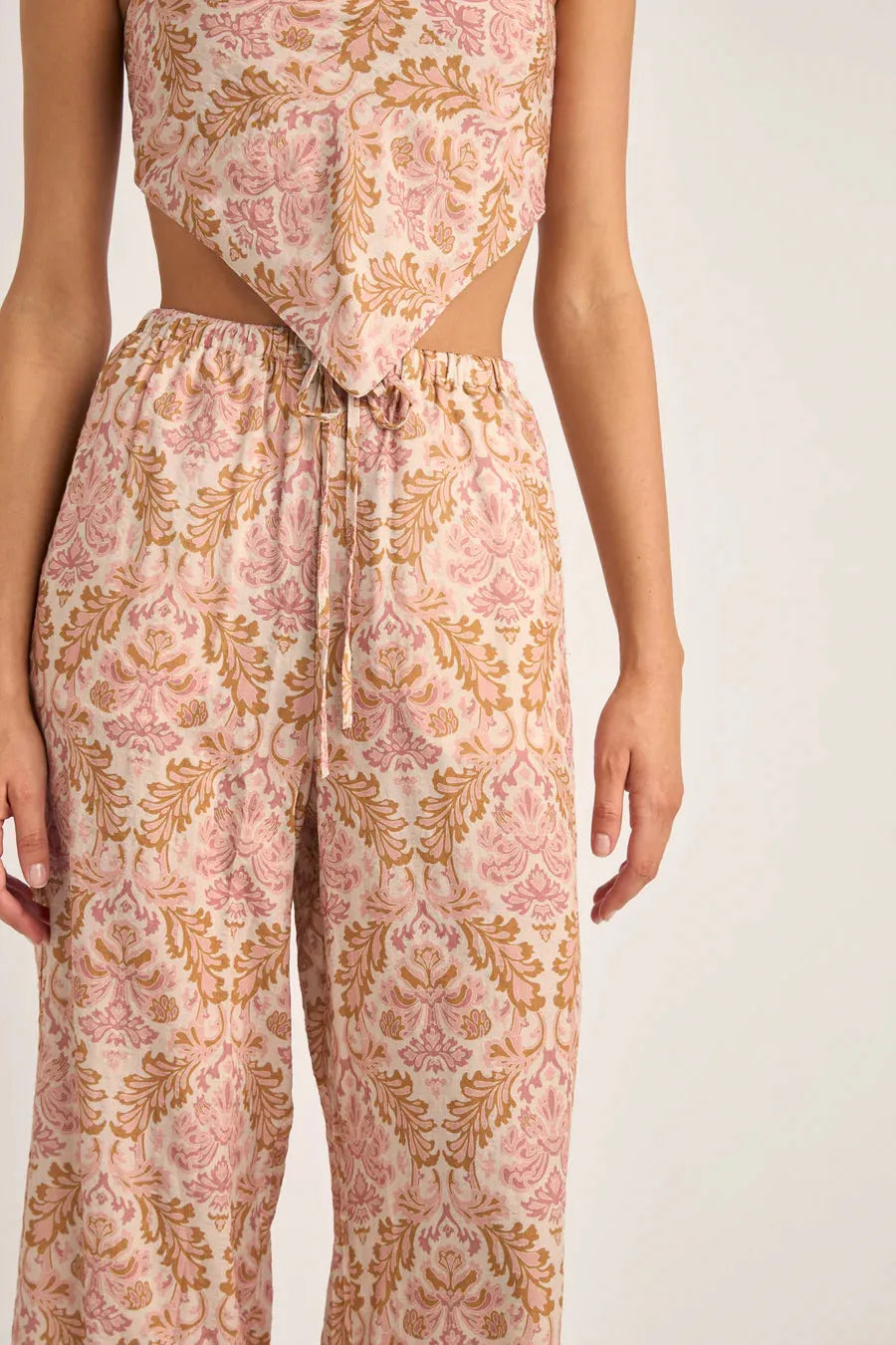 Jessie Paisley Drawstring Pant - Beachin Surf