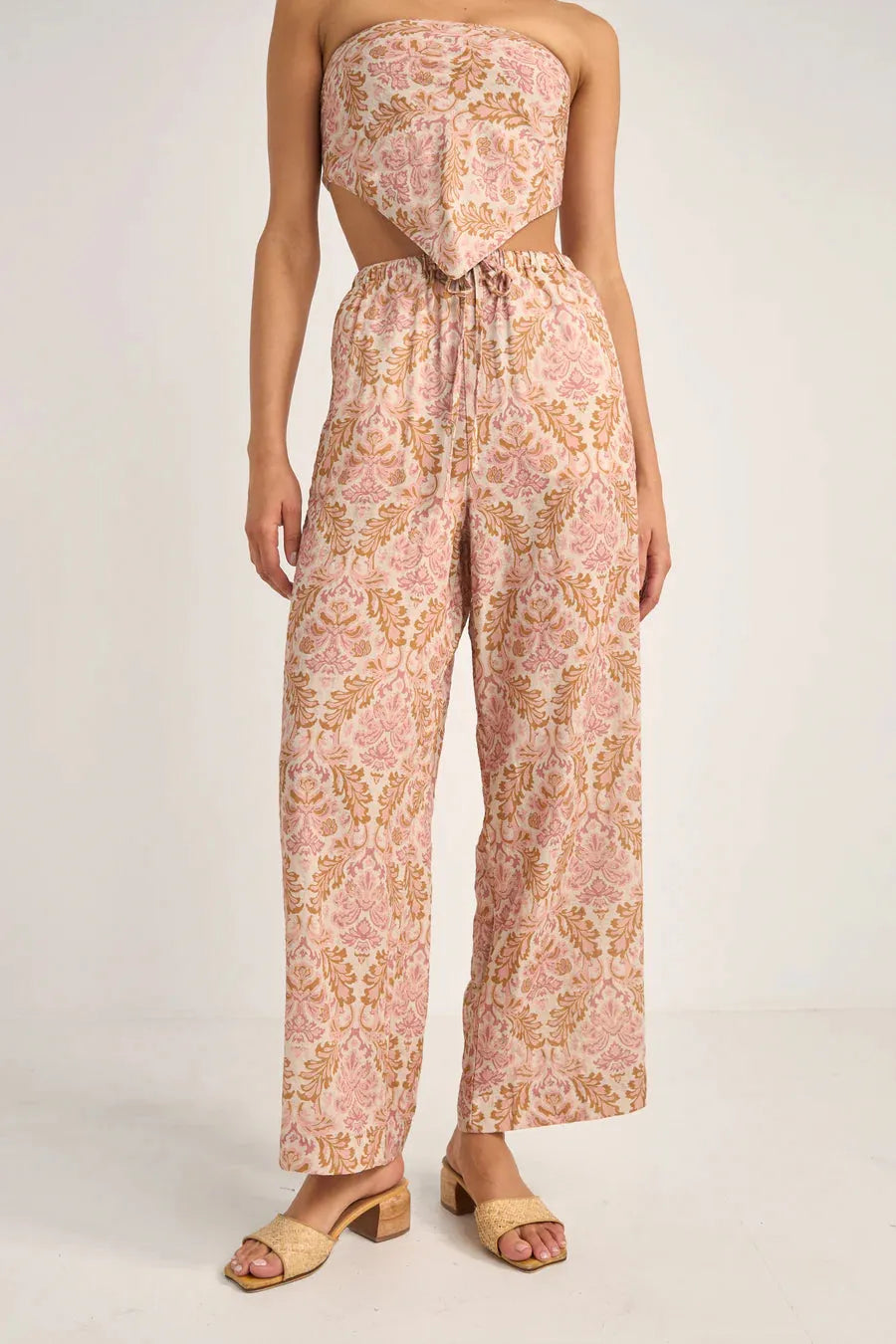Jessie Paisley Drawstring Pant - Beachin Surf