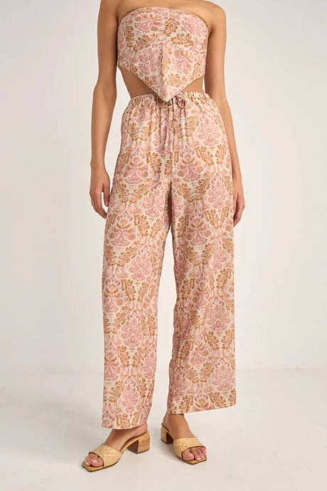 Jessie Paisley Drawstring Pant - Beachin Surf