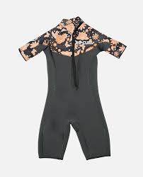 Junior Girl Dawn Patrol Short Sleeve Springsuit - Beachin Surf