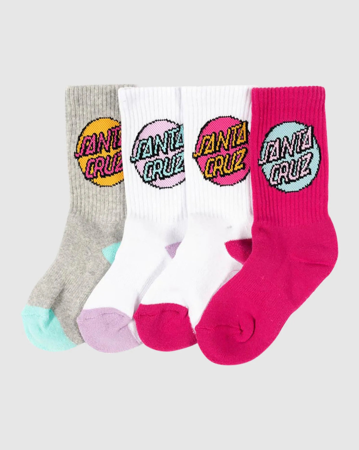 Junior Girls Pop Dot Socks - Beachin Surf