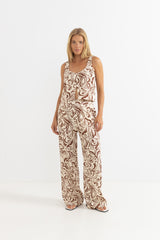 Kai Floral Wide Leg Pant