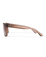 Liive Kerrbox Polarised Matt Xtal Beer sunglasses side temple view - Beachin Surf