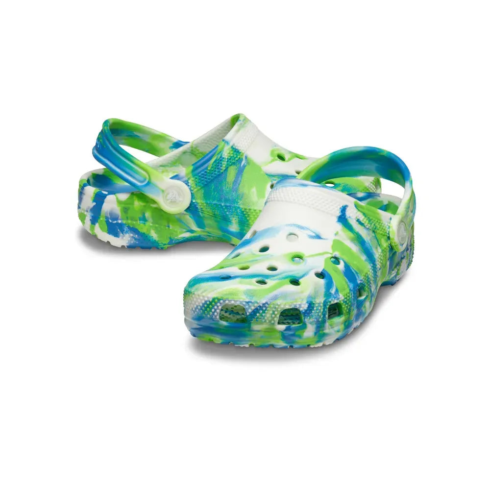 Kids' Crocs Classic Glow Marbled Clog - Beachin Surf