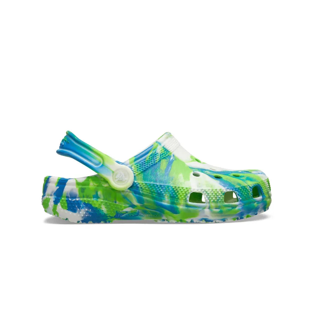Kids' Crocs Classic Glow Marbled Clog - Beachin Surf