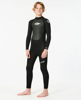 Kids Omega 3/2 Back Zip Wetsuit Steamer - Beachin Surf