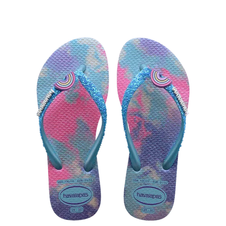 Kids Slim Glitter Ii Thongs - Beachin Surf