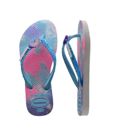 Kids Slim Glitter Ii Thongs - Beachin Surf
