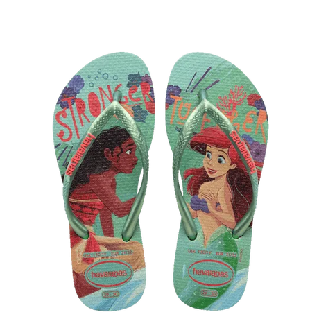Kids Slim Princess Thongs - Beachin Surf