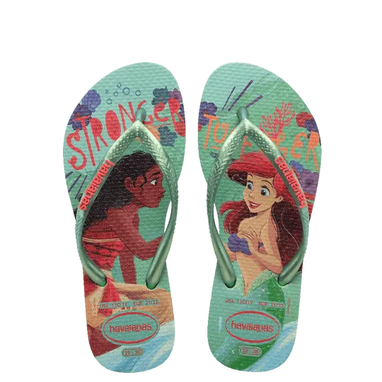 Kids Slim Princess Thongs - Beachin Surf